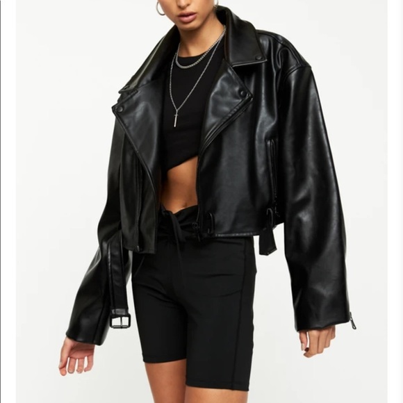 COPY - Lioness Staten Island Jacket Oversized BLACK - Picture 3 of 4